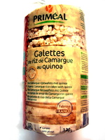 Galettes de riz de Camargue au quinoa