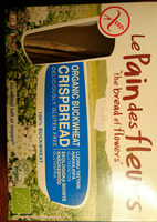 Organic buckwheat crispbread