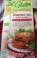 Galettes à Poêler Quinoa Haricot Rouge Bio