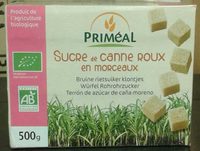 Sucre de canne roux en morceaux