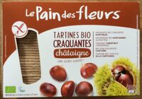 Tartines craquantes bio à la châtaigne sans gluten