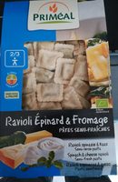 Pâte semi-Fraîche Ravioli Épinard et Fromage