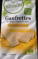 Gaufrettes citron