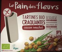 Tartines bio craquantes cacao