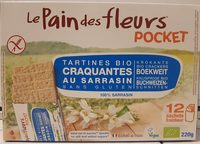 Tartine craquantes bio au sarrasin pocket