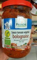 Sauce tomate végétale bolognaise