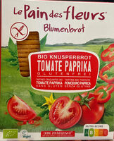 Organic tomato and paprika crispbread
