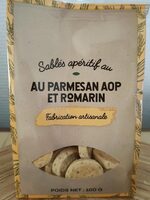 Sablés apéritif au parmesan AOP et romarin