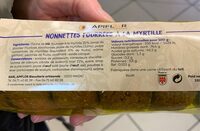 Nonnettes fourres a la myrtille