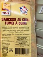 Saucisse au chou