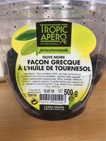 Olive noire façon Grecque à l'huile de tournesol