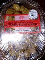 Olive verte dénoyautées a l orientale