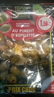Olives vertes denoyautees