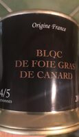 Bloc de foie gras de canard
