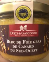 Bloc de foie gras de canard du sud ouest