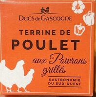 Terrine de poulet aux poivrons grillés