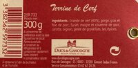 Terrine de Cerf