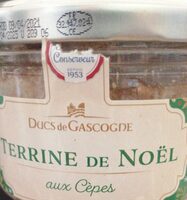Terrine de Noël aux cèpes