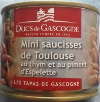 Mini saucisses de Toulouse au thym et au piment d'Espelette