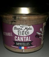 Tartinable Cantal myrtilles