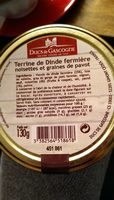 Terrine de Dinde fermière noisette et graine de pavot