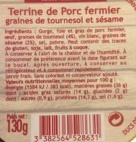 Terrine de Porc fermier