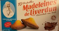 12 véritables madeleines de Liverdun noix de coco
