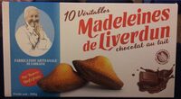 Madeleines de liverdun au chocolat au lait