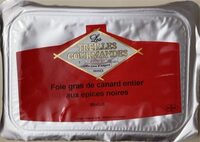 Foie gras de canard entier aux epices noires