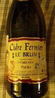 Cidre fermier demi-sec breton, pur jus