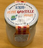 Yaourt pêche groseille maigre