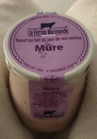Yogourt au lait du jour de nos vaches - Mûre