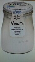 Yaourt Vanille