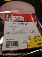 Rôti de porc cuit