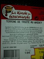 Terrine de truite au wisky