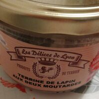 Terrine de lapin au deux moutardes