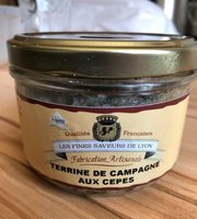 Terrine de campagne aux cèpes