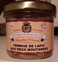 Terrine de lapin aux deux moutardes