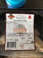 Saucisse blanche aux herbes