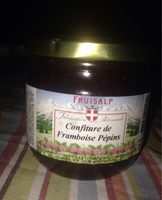 Confiture de framboise pépins