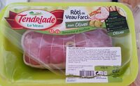 Rôti de veau farci aux olives