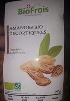 Amandes biologiques décortiquées