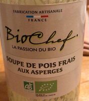 Soupe de pois frais aux asperges