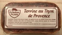 Terrine au thym de provence