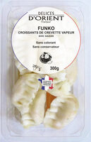 Funko croussants de crevette vapeur avec sauces