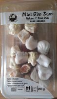 Mini dim sum hakao / siao maï avec sauces