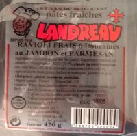 Ravioli frais au jambon et parmesan
