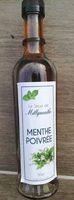 Sirop de menthe poivrée