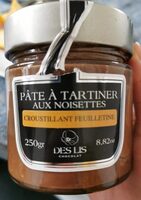 Pâte à tartiner aux noisettes