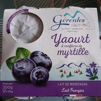 Yaourt & confiture de myrtilles